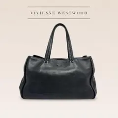 美品 ヴィヴィアンウエストウッド トートバッグ モシーク オーブ A4 ブラック 美品 ヴィヴィアンウエストウッド トートバッグ モシーク オーブ A4