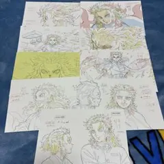 鬼滅の刃 煉獄杏寿郎 ポストカード セット ①