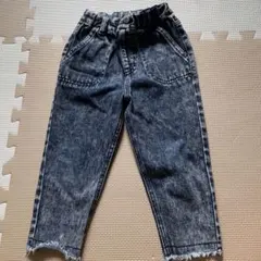 BREEZE ケミカルウォッシュ デニムパンツ 100cmのサムネイル