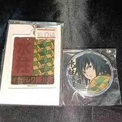 冨岡義勇 くじ引き缶バッジ アクリルキーホルダー セット 鬼滅の刃