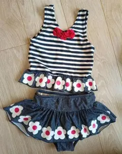 キッズ水着 セットアップ100cm