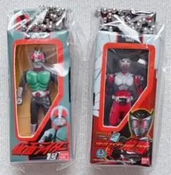 【新品】仮面ライダーソフビパッケージチャーム 2体セット♪