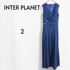 【INTERPLANET】 ロングワンピース 結婚式 二次会 お呼ばれ 2サイズ