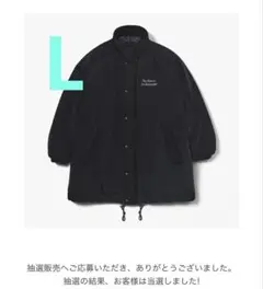ENNOY PADDED NYLON BENCH COAT 黒L エンノイ