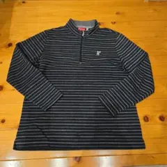 8e ハーフジップシャツ レディース 黒白