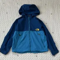 【6874】THE NORTH FACE コンパクトジャケット　120cm 青
