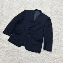 【c6496】テーラードジャケット　紺　ビジネス　フォーマル　メンズ