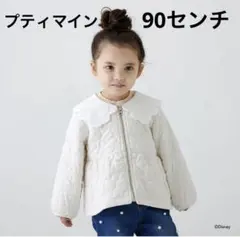 ［美品］プティマイン ディズニーコラボキルティンジャケット