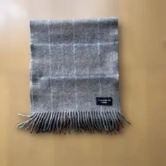 ✨美品✨メンズ　カシミヤ100% チェック柄マフラー