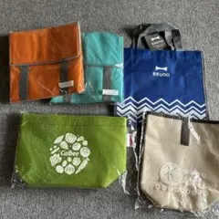 新品＆未開封　エコバッグ　保冷温バッグなどミニバッグ類5点