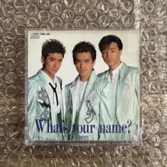 少年隊　What's your name? 8cm CDシングル