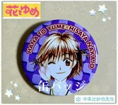 HANA TO YUME 花とゆめ　中条比紗也　まんが缶バッジ　平成レトロ