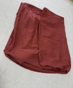 無印良品　体にフィットするソファカバー　赤