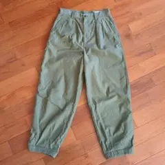 SLOBE IENA ピーチツイルペグトップパンツ