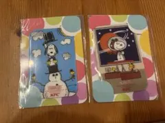 ケンタッキー スヌーピー カードミラー 2点セット