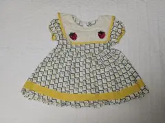 いちご刺繍ワンピース　80cm