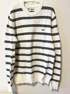 LACOSTE ストライプセーター US S