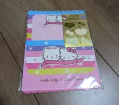 산리오 ハローキティダニエル マフラー レターセット 平成 레트로 激レア