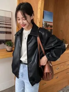 ★即発送 オーバーサイズ レザージャケット