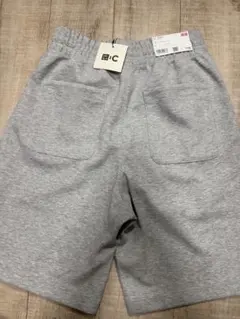【新品未使用】ユニクロC スウェットワイドショーツ　グレー Sサイズ