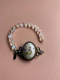 ピンクハウス　PINK HOUSE　ビンテージ風花柄ブレスレットのサムネイル