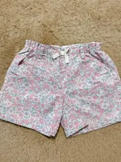 プティマイン　小花柄　ショートパンツ　半ズボン