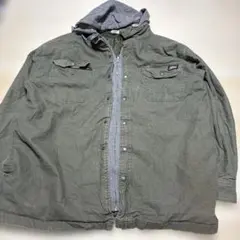 Dickies ディッキーズ ワークジャケットカーキ 中綿 2XLダメージあり