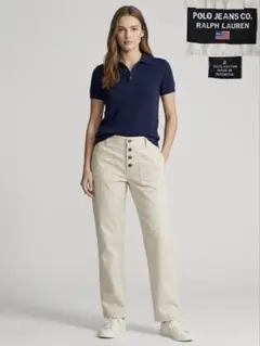 POLO JEANS ラルフローレン ベイカーパンツ 白 2 M相当のサムネイル