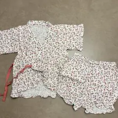 いちご柄　ベビー用甚兵衛　90cm 西松屋