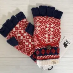 【新品タグ付き】moz(モズ)ノルディック柄 手袋