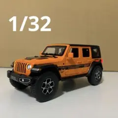 1:32 jeep wrangler ミニカー オレンジ
