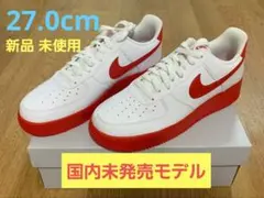 海外限定 NIKE AIR FORCE1 レッド 27.0cm エアーホースワン