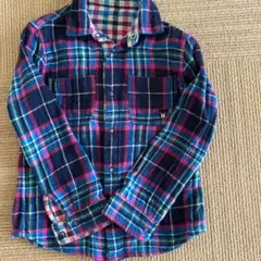 ダブルビー　チェックシャツ110