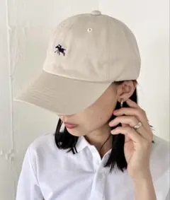 POLO CHAMPS/ポロチャンプス ユニセックスフロント刺繍 ローキャップ