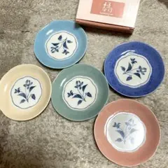 【新品】たち吉　花柄皿 5枚セットのサムネイル
