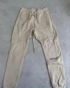 ESSENTIALS ベージュ スウェットパンツ M