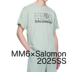 mm6×Salomonサロモン ロゴ シームレスTシャツ ブルー 正規 新品 Mのサムネイル