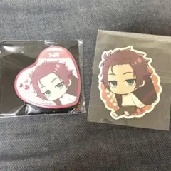 ブルーロック エゴイスティックモール ハート缶バッジ ステッカー 糸師冴