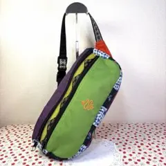 【美品】ALDIES アールディーズ ボディバッグ パッチワーク カラフル