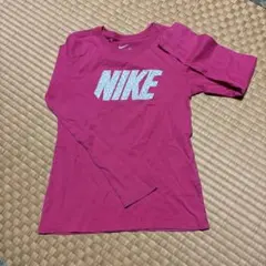 NIKE キッズ 長袖カットソー ピンク Sサイズ
