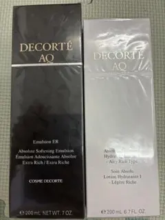 DECORTE AQ エマルジョンER & ハイドレイティングローションIセット