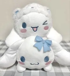 初音ミク シナモロール 寝そべり ぬいぐるみWINTER Ver. 2種セット