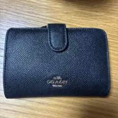 COACH 二つ折り財布 ブラック