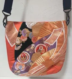 袋帯 リメイク ショルダーバッグ ハンドメイド 和柄バッグ