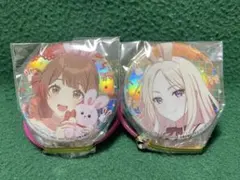 【2種セット】学マス オーロラ缶バッジ 花海佑芽 十王星南 GiGO限定