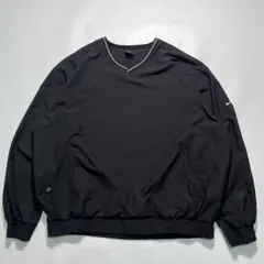 00s ナイキゴルフ ナイロンプルオーバー ピステ 2XL 黒 ○8084
