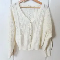 axes femme カーディガン