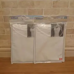 新品 ユニクロ AIRism エアリズム シキパッド シングル 2枚セット 白