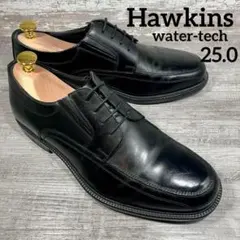 216【美品】Hawkins water-tech ビジネスシューズ 黒25cm