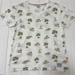 ROIAL パームツリー サーフィン Vネック Tシャツのサムネイル